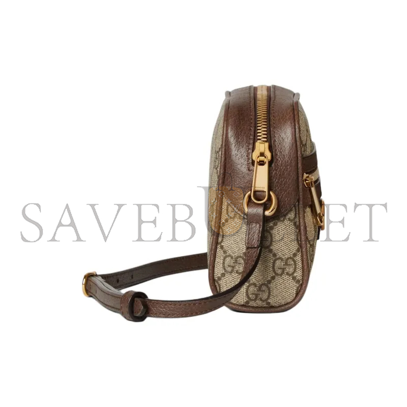 G*u*i ophidia canvas shoulder bag 772311 (18*14*5cm)